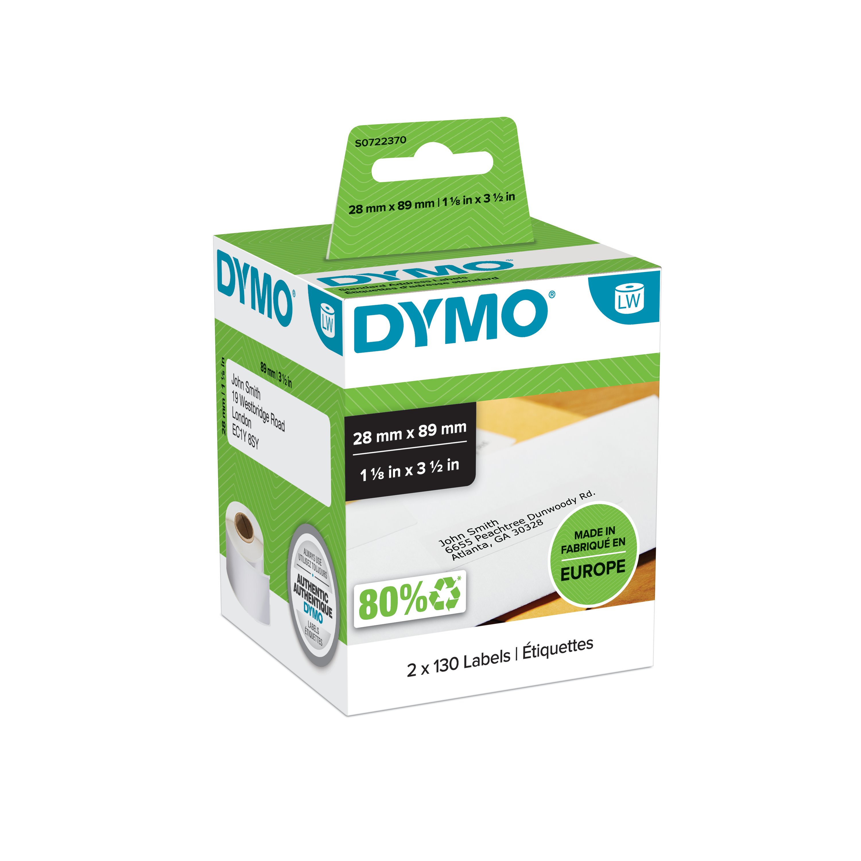 DYMO LW Adres Etiketi, 260 etiket/paket